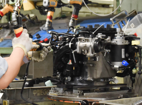 ボートと船外機の写真