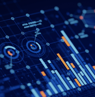 PC画面にデータが並んでいる写真